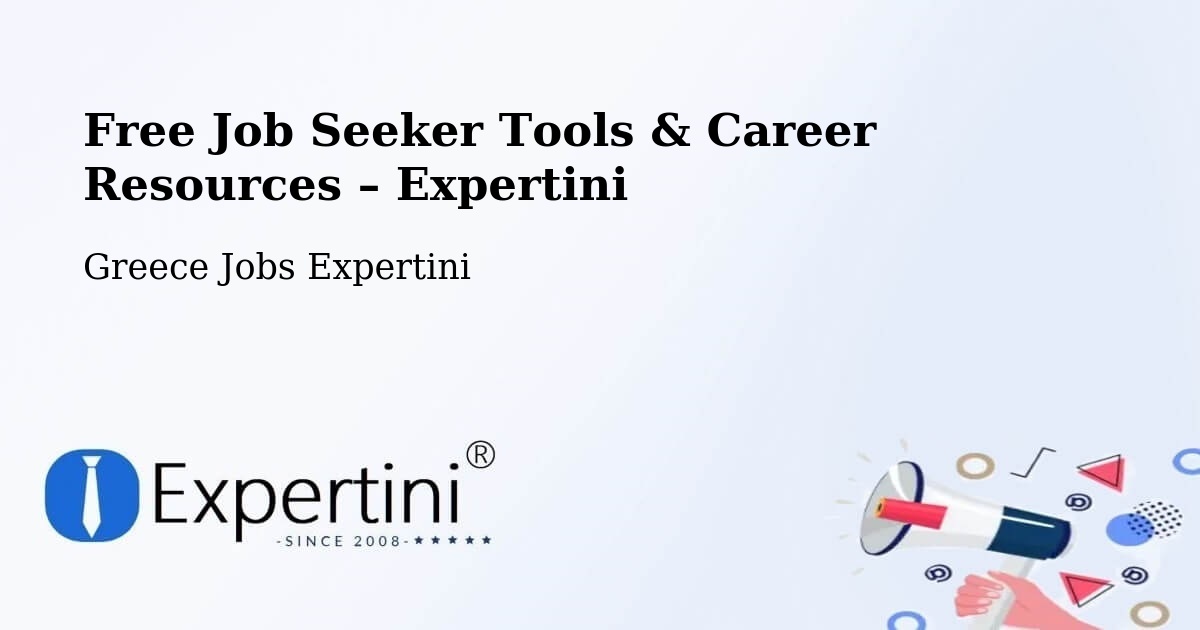 Free Job Seeker Tools & Career Resources – Astakós - Astakós, Greece Jobs Expertini