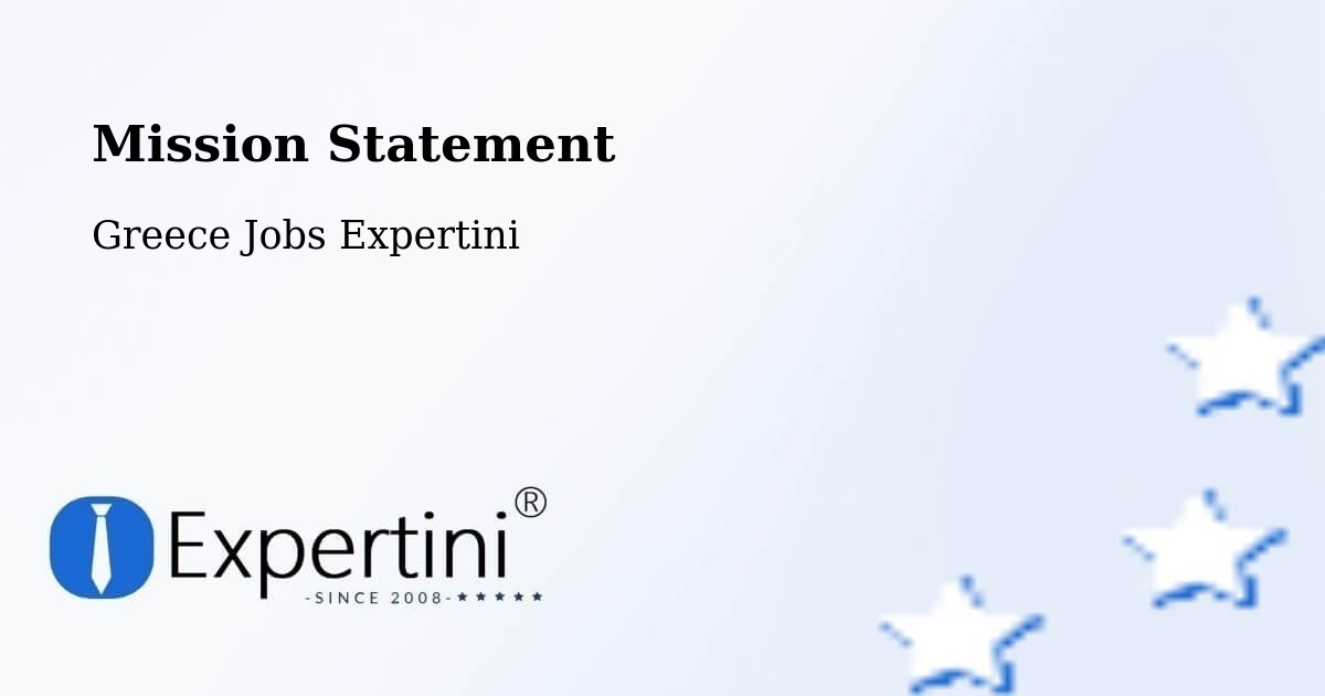 Corporate Mission – Astakós - Greece Jobs Expertini